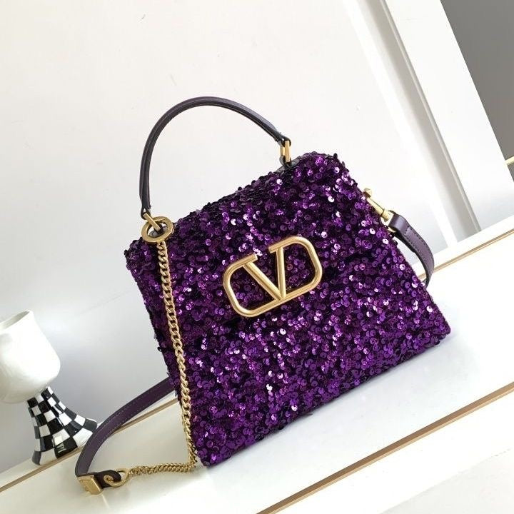 Women's Exquisite Luxury Sequined Handbag Crossbody Bag