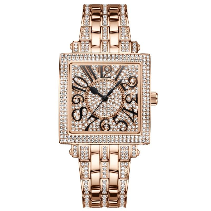 DAVENA Ladies' Full Diamond Fashion Watch