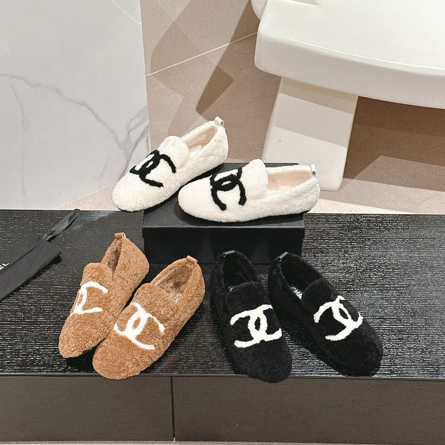 Women's Fashionable High-end Wool Home Shoes