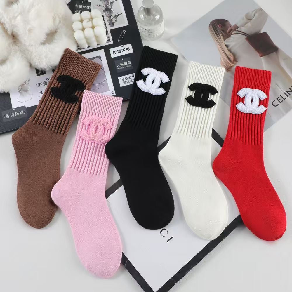 Ladies Fashion New Thick Long Cotton Socks