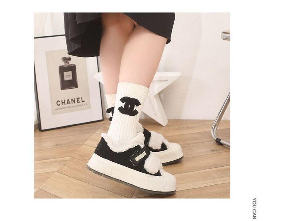 Ladies Fashion New Thick Long Cotton Socks