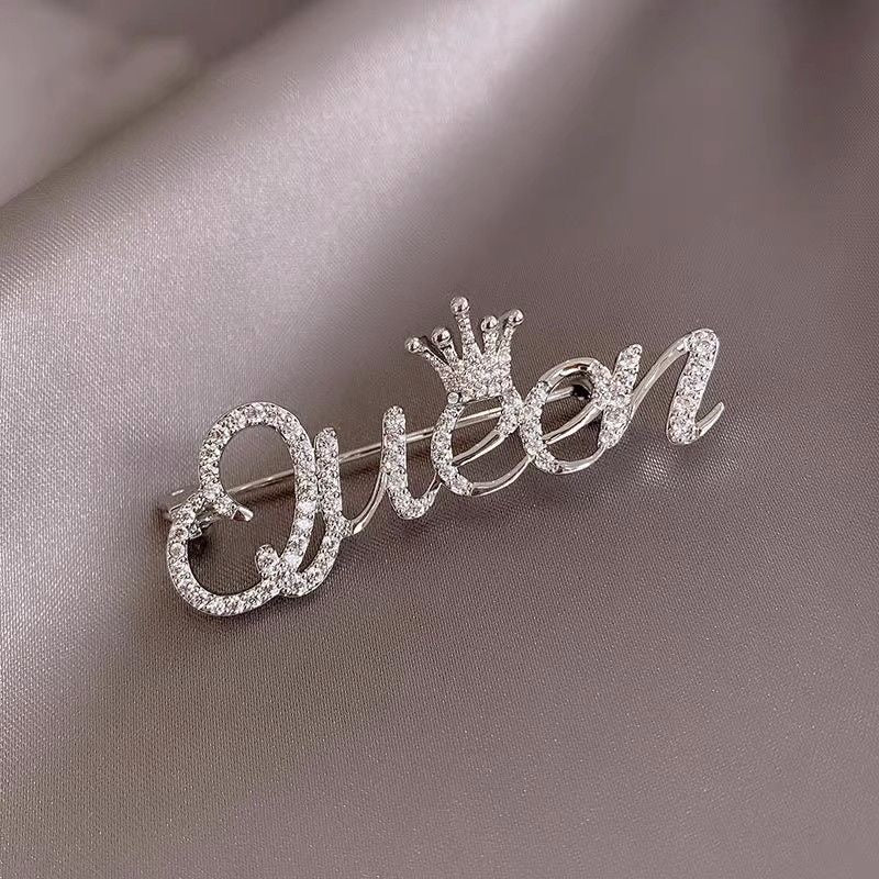 Women's High-End Letter Fashion Brooch Accessories - najeste