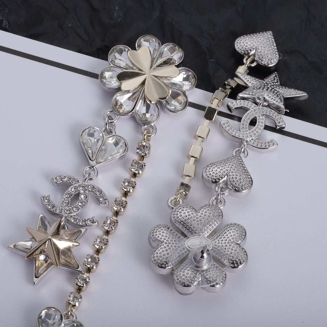 Ladies New High-end Rhinestone Earrings